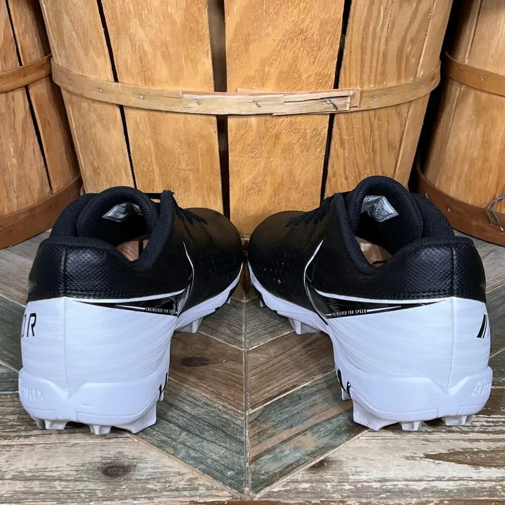 Nike Vapor Edge Shark Black White CD0074-001 Low Football Cleats Mens Size 15